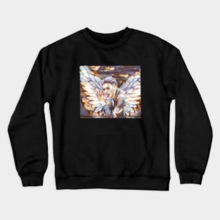 K-pop Stray Kids Felix Angel Wings Fan Art Crewneck Sweatshirt